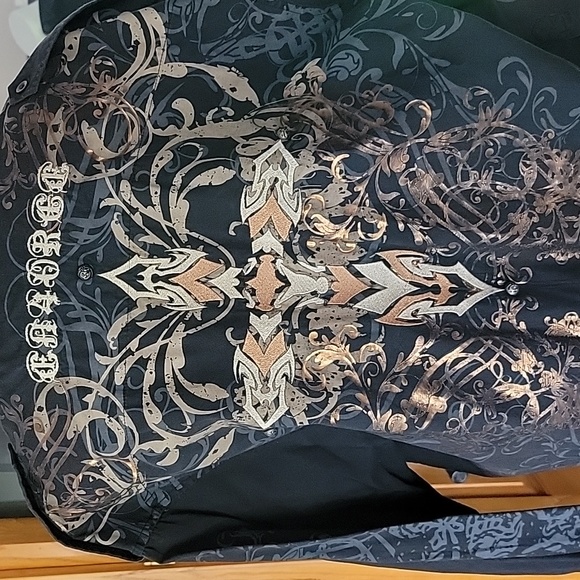 En4orce. Embroidery detailed shirt 2xl - Picture 5 of 7